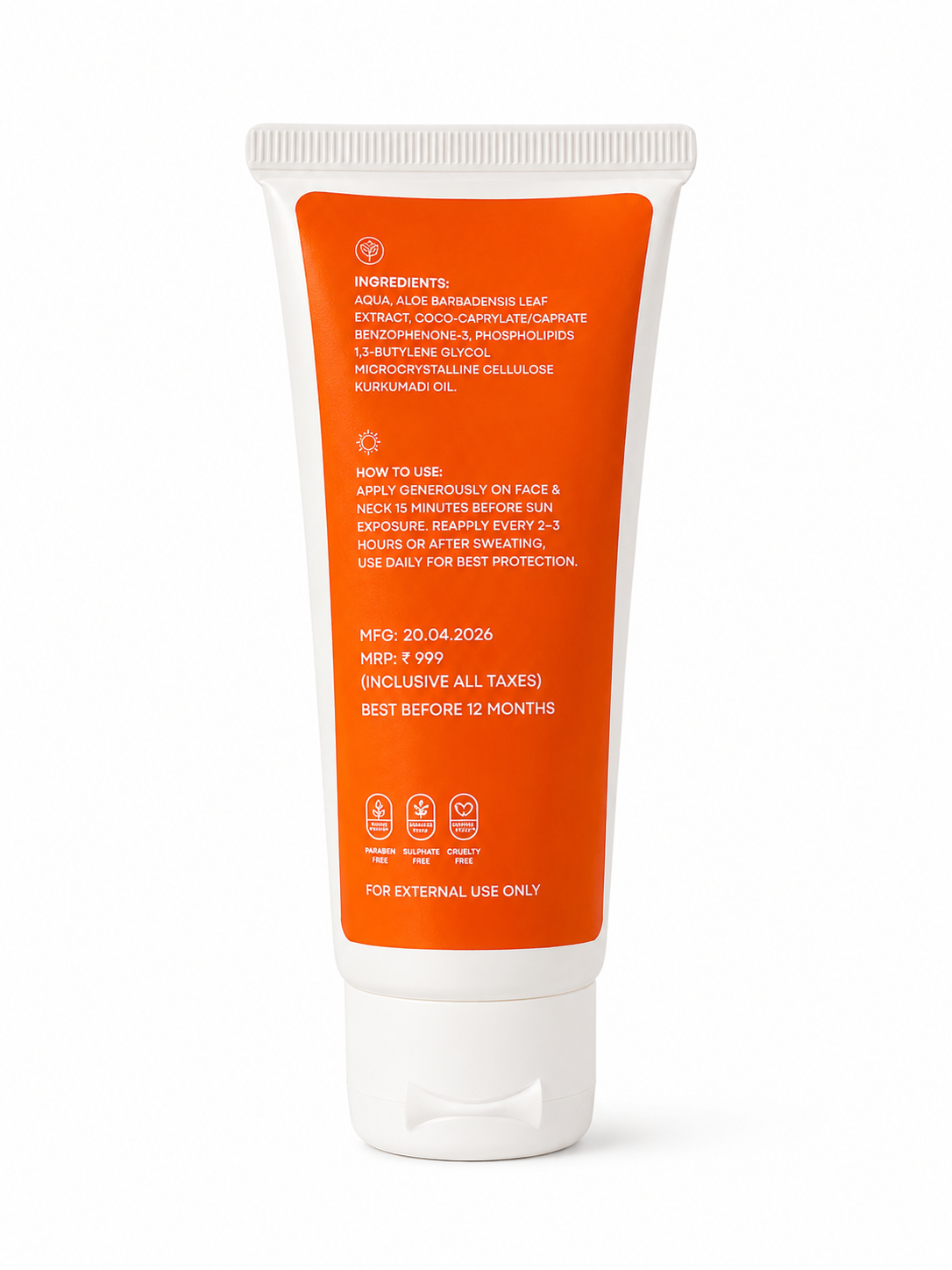 Mula Kumkumadi Sunscreen SPF 50 PA+++